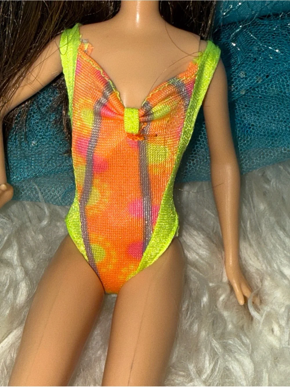 Skipper 90’s yellow swim suite vintage